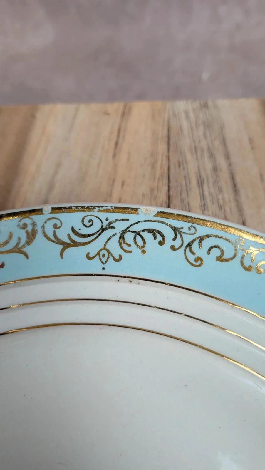 Lot de 2 assiettes à dessert vintage Cerranor – modèle Sully – photo 8